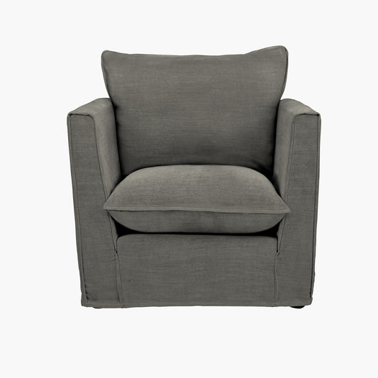 Cocobella Armchair in Boho Cloud Grey - Hand Made in USA