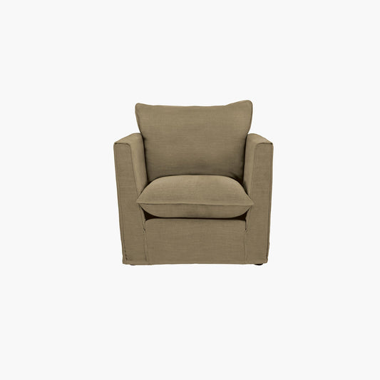 Cocobella Armchair in Boho Parchment - Hand Made in USA