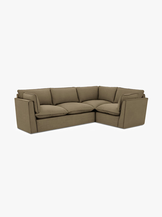Cocobella LH 3 x 2 seater sofa in Boho Parchment - Hand Made in USA