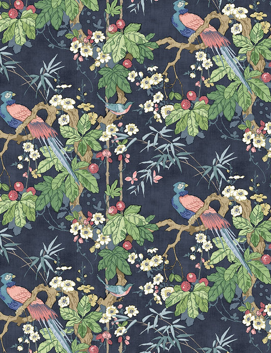 Belleville - Miji - Navy Fabric Swatch