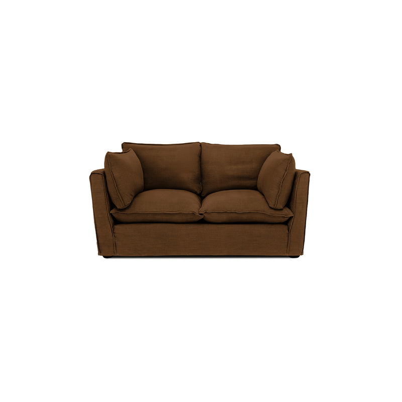 Cocobella 2 Seater Sofa in Beatrice Nutmeg - Hand Made in USA