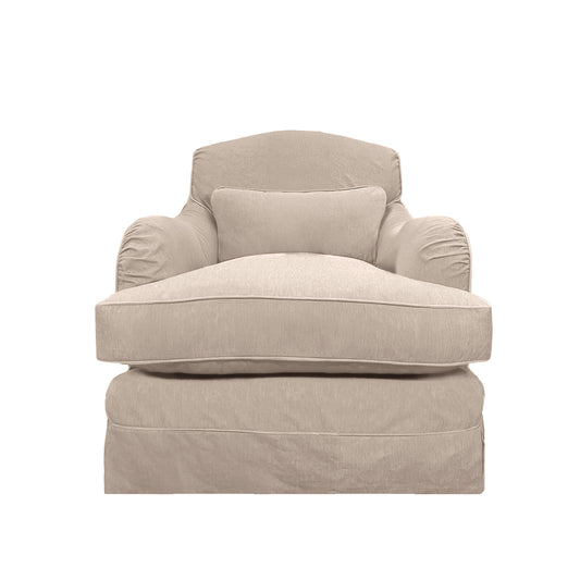 Felix Armchair in in Beatrice Barley - Hand Made in USA