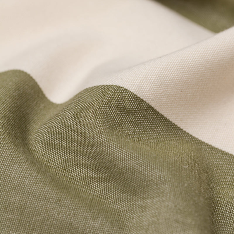 Spring Green Stripe Fabric Per Yard