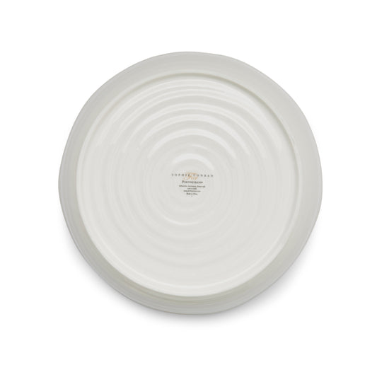 White Porcelain Round Roasting Dish