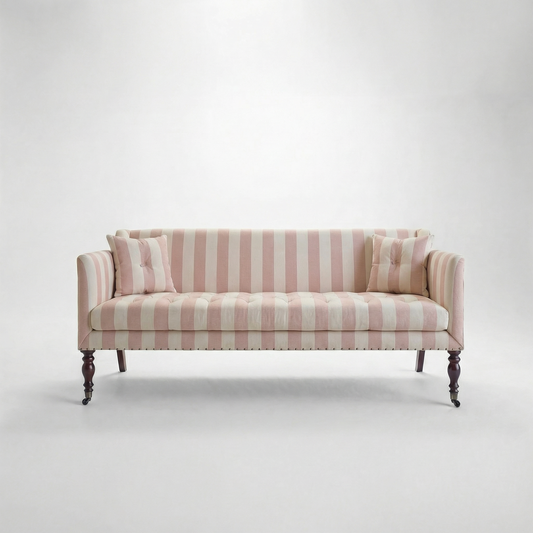 Sophia 3 seater sofa in Blossom Stripe - USA Edition