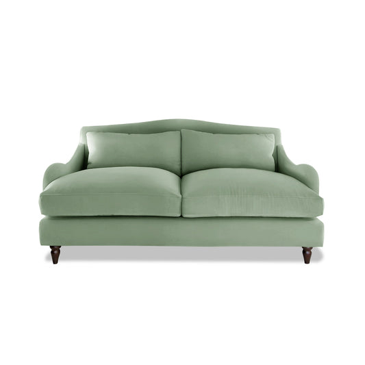Isobel 2.5 Seater Sofa in Seagrass Linen - Hand Made in USA