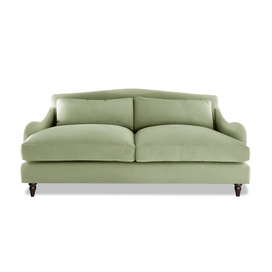 Isobel 3 Seater Sofa in Hemp Linen - Hand Made in USA