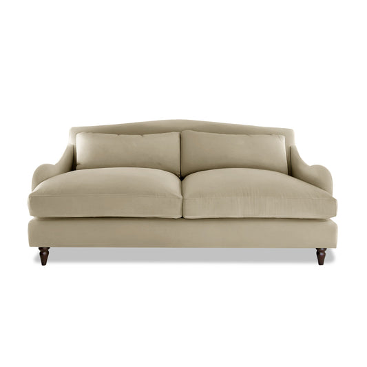 Isobel 3 Seater Sofa in Sisal Linen - Hand Made in USA