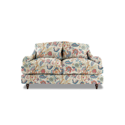 Isobel 2 seater sofa in Kitty Indian Summer - Hand Made in USA