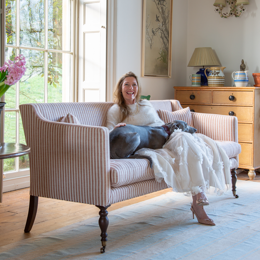 Sophia 3 seater sofa in Customer's Own Material - USA Edition