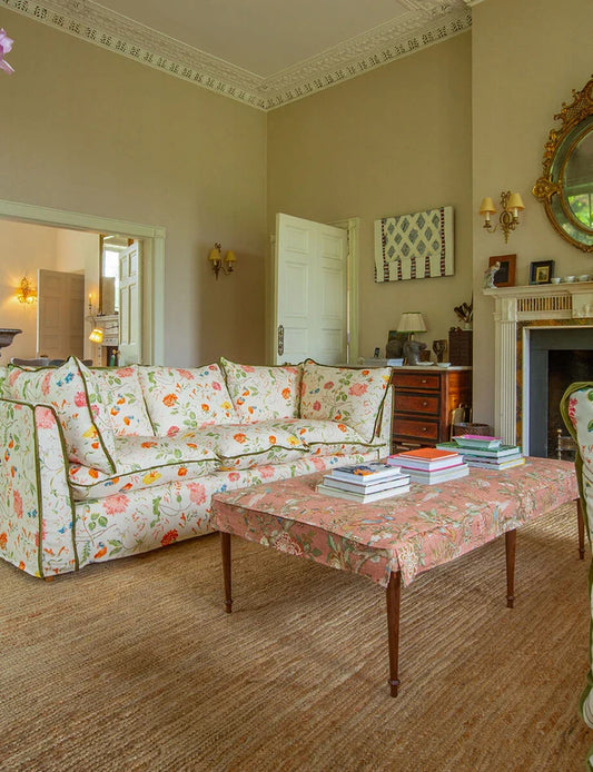 Coco Small Coffee Table in GPJ Eltham Red - Hand Made in USA