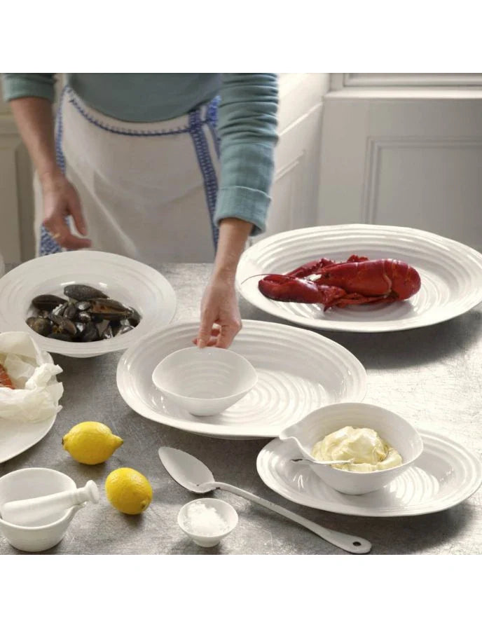 White Porcelain Medium Oval Platter