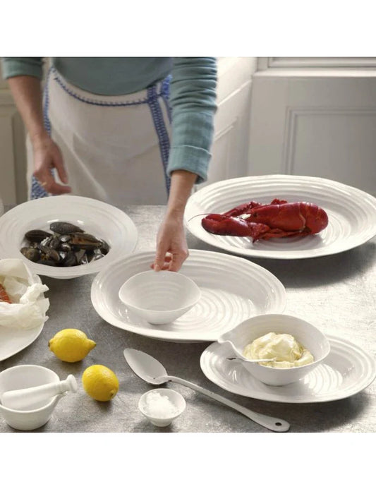 White Porcelain Medium Oval Platter