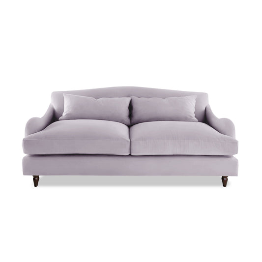 Felix 3 seater sofa in Cotton Linen Sea Salt - Hand Made in USA