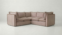 Coco 3x3 Modular Sofa in Customer's Own Material - Handmade to Order in the USA