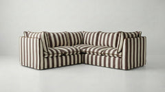 Coco 3x3 Modular Sofa in Customer's Own Material - Handmade to Order in the USA