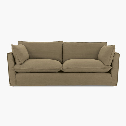 Cocobella 3 Seater Sofa in Boho Parchment - Hand Made in USA