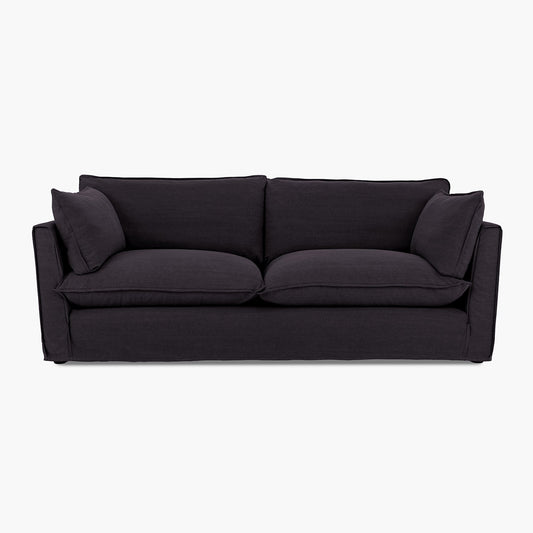 Cocobella 3 Seater Sofa in Beatrice Midnight - Hand Made in USA