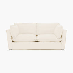 Cocobella 2.5 Seater Sofa in Beatrice Off White - Hand Made in USA