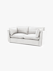 Cocobella 2.5 Seater Sofa in Beatrice Off White - Hand Made in USA