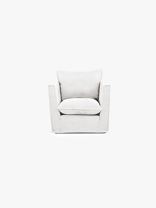 Cocobella Armchair in Beatrice Camelia - Hand Made in USA