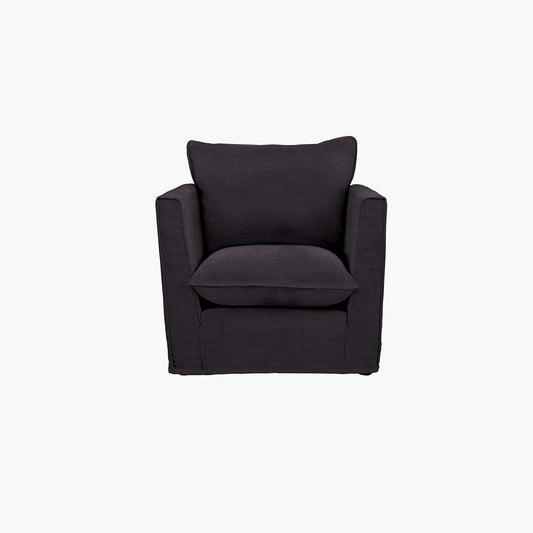 Cocobella Armchair in Beatrice Midnight - Hand Made in USA