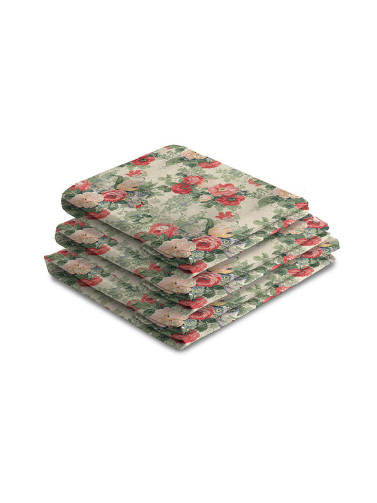 Cocobella 3.5 Seater Sofa Cover in English Garden Classic Rose - Hand Made in USA