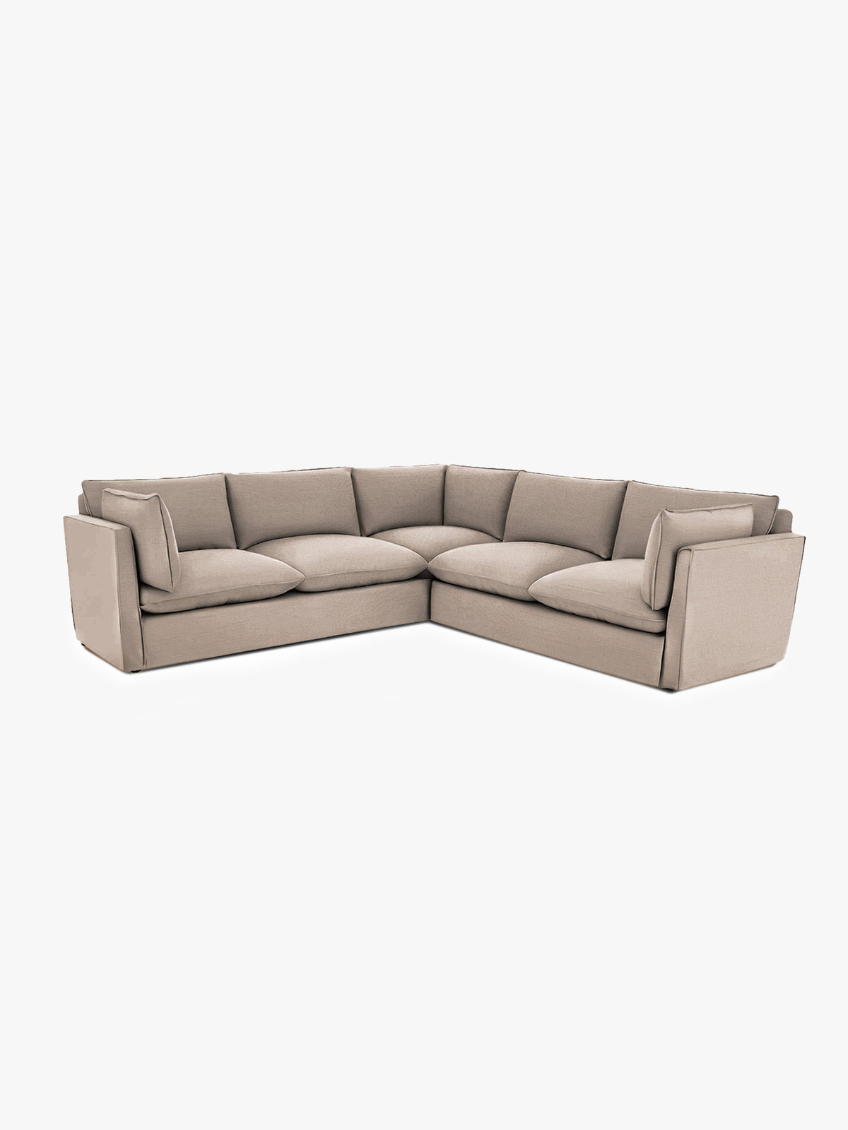 Cocobella 3 x 3 seater sofa in Beatrice Barley - Hand Made in USA
