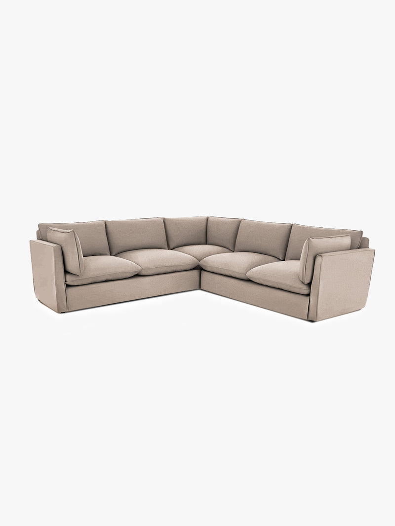 Cocobella 3 x 3 seater sofa in Beatrice Barley - Hand Made in USA
