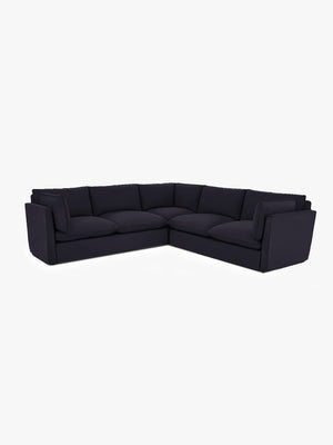 Cocobella 3 x 3 seater sofa in Beatrice Midnight - Hand Made in USA