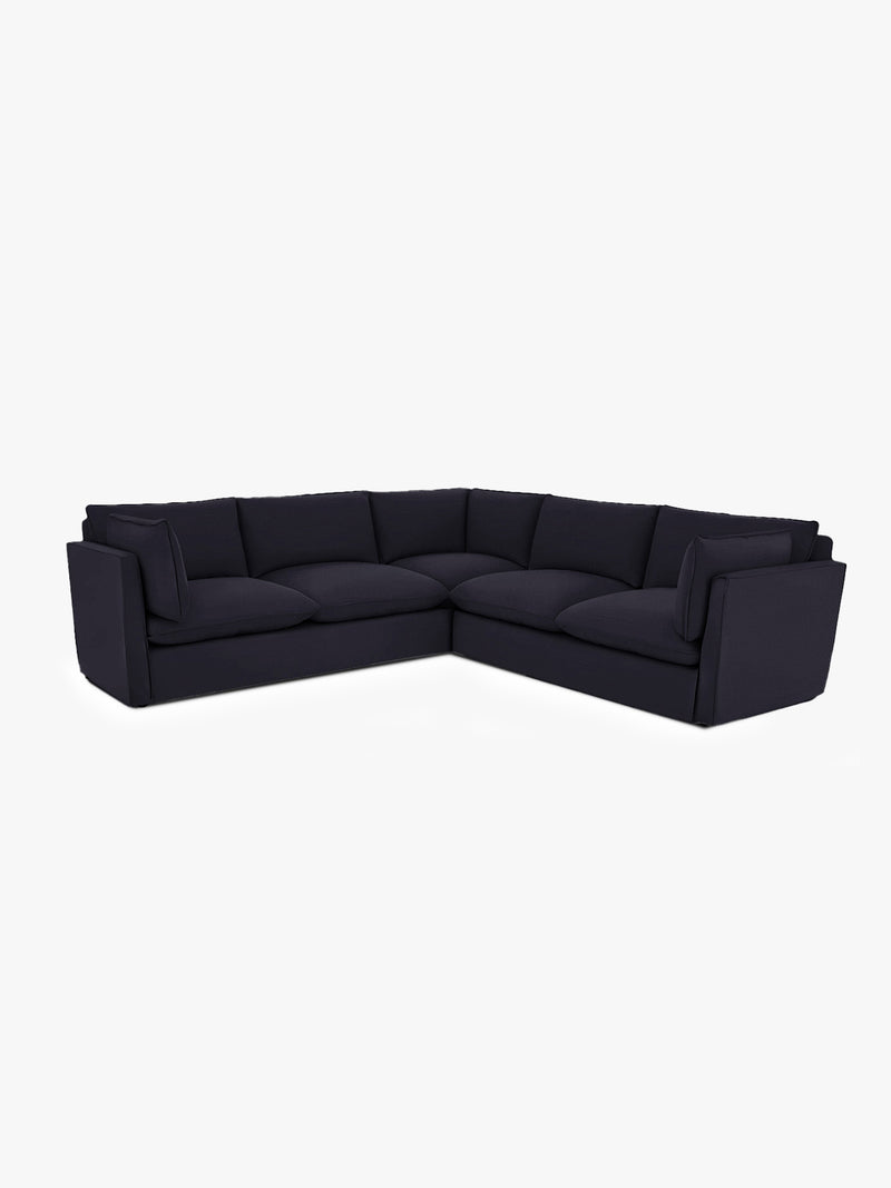 Cocobella 3 x 3 seater sofa in Beatrice Midnight - Hand Made in USA