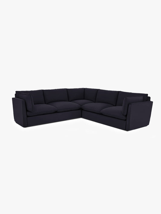 Cocobella 3 x 3 seater sofa in Beatrice Midnight - Hand Made in USA