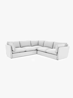 Cocobella 3 x 3 seater sofa in Beatrice Camelia - Hand Made in USA