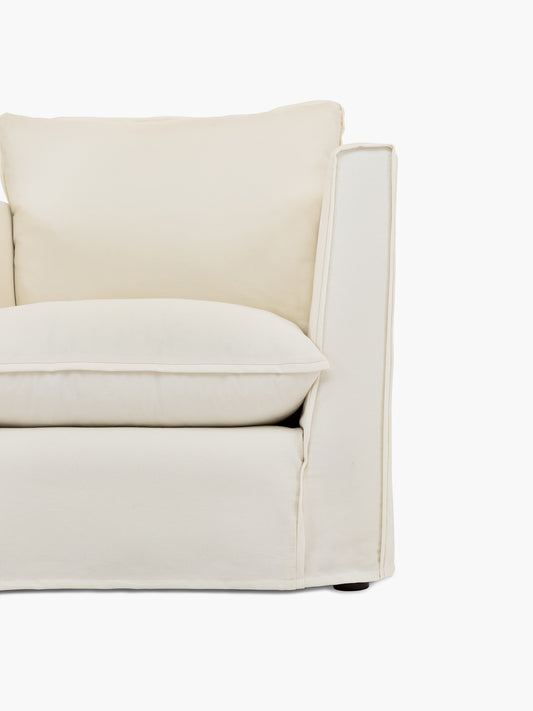 Cocobella 3 x 3 seater sofa in Beatrice Camelia - Hand Made in USA