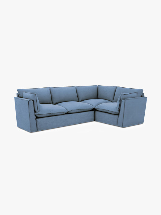 Cocobella LH 3 x 2 seater sofa in Boho Denim - Hand Made in USA
