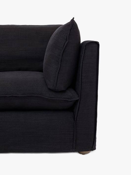 Cocobella LH 3 x 2 seater sofa in Beatrice Midnight - Hand Made in USA