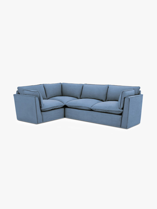 Cocobella RH 2 x 3 seater sofa in Boho Denim - Hand Made in USA