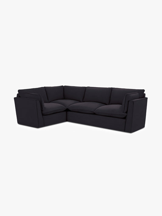 Cocobella RH 2 x 3 seater sofa in Beatrice Midnight - Hand Made in USA