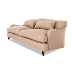 Felix 3 seater sofa in Cotton Linen Rosedale - Hand Made in USA