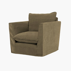 Cocobella Armchair in Beatrice Olive