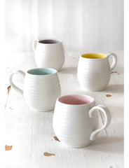 Pink Honey Pot Mug - Set of Four