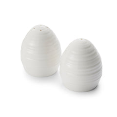 White Porcelain Salt & Pepper Set