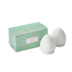 White Porcelain Salt & Pepper Set