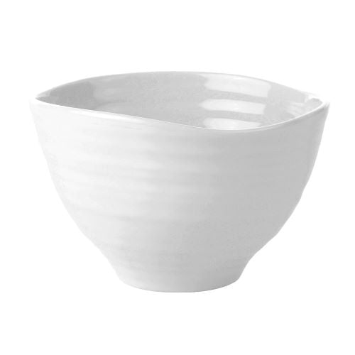 White Porcelain Small Footed Bowl - Set of 4