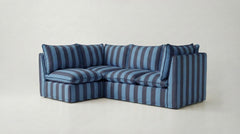 Coco L-Shaped Sofa in Customer's Own Material - Handmade to Order in the USA