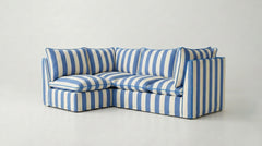 Coco L-Shaped Sofa in Customer's Own Material - Handmade to Order in the USA