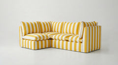 Coco L-Shaped Sofa in Customer's Own Material - Handmade to Order in the USA