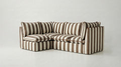 Coco L-Shaped Sofa in Customer's Own Material - Handmade to Order in the USA
