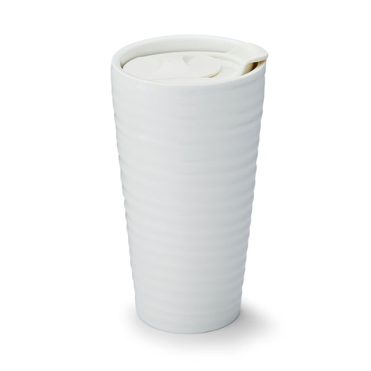 White Porcelain Travel Mug