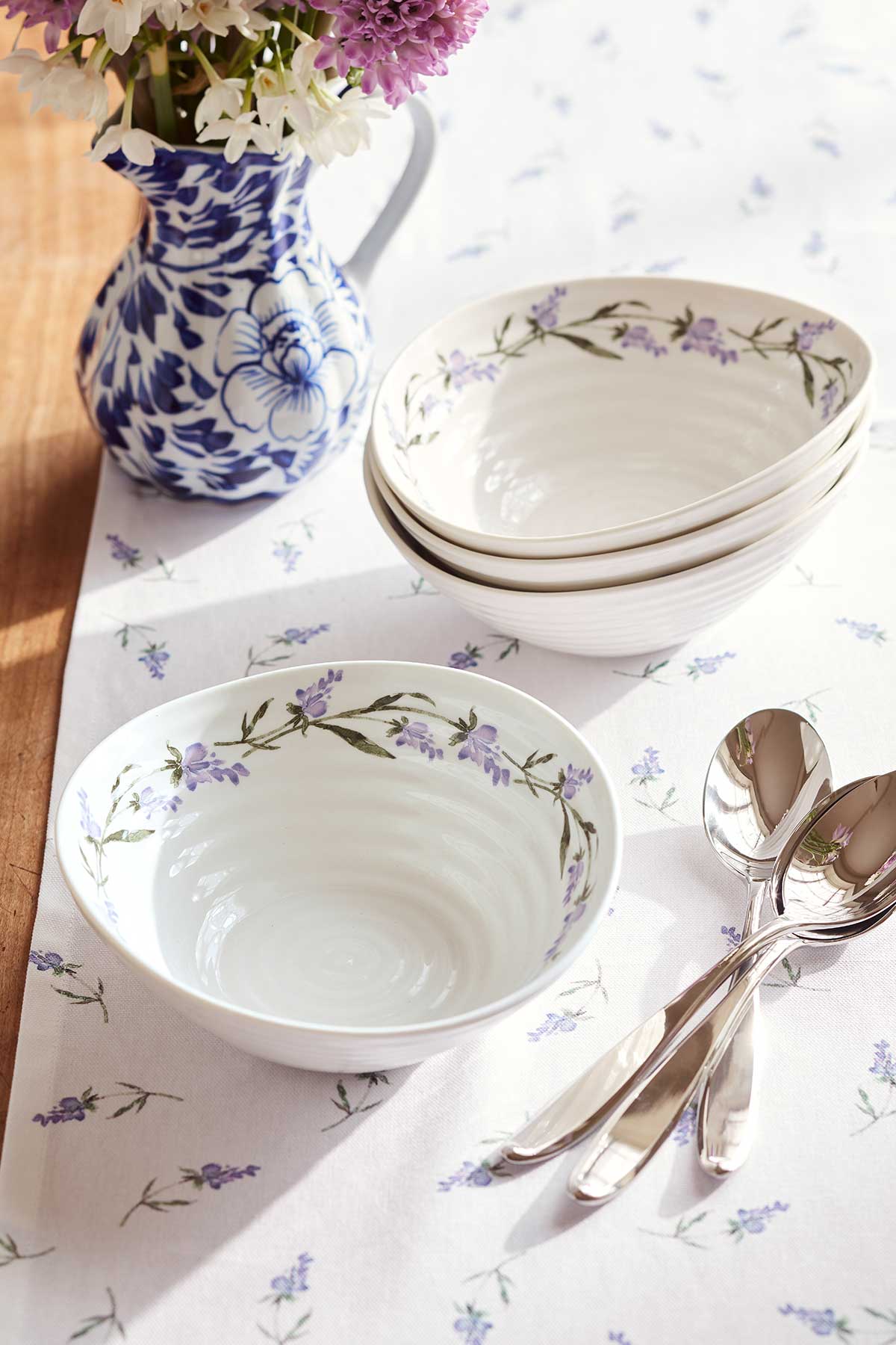 Lavandula Cereal Bowls - Set of 4
